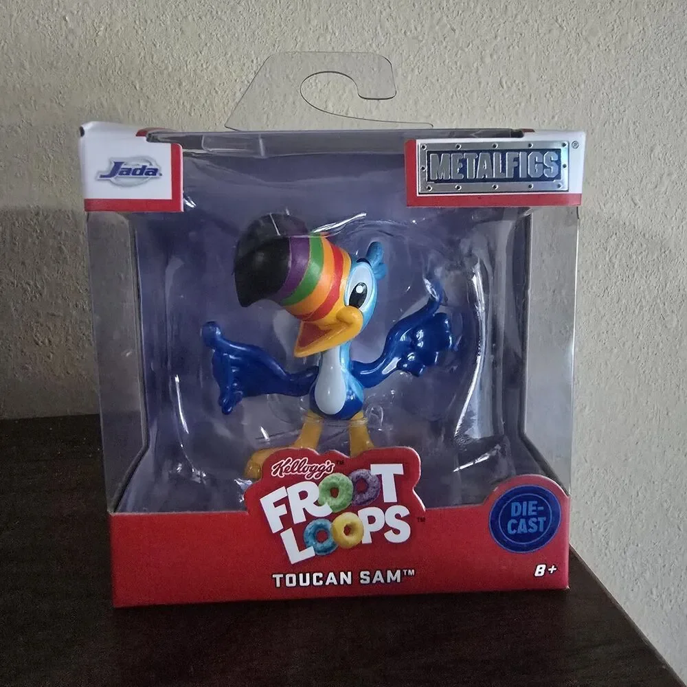 Jada Toys Metalfigs Diecast Figures Toucan Sam Tony Tiger Dig'Em Complete Set 3